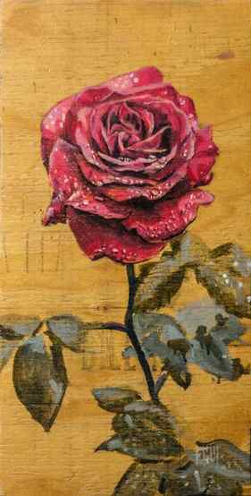 Red Rose | Oil Painting of Red Rose thumb