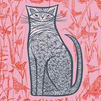 Pink Cat; Fish; Birds by CSA Images