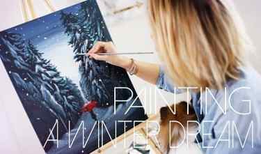 Read more about the article A Winter Dream: DIY Painting Tutorial By ANN LE