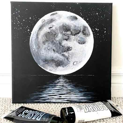Moon painting