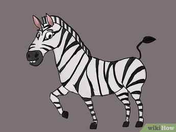 Step 13 Color your zebra!