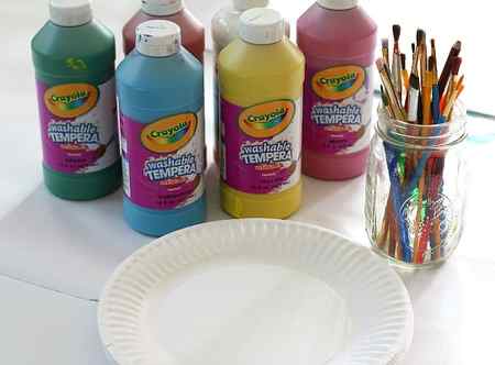 materials for mixing colors using paint