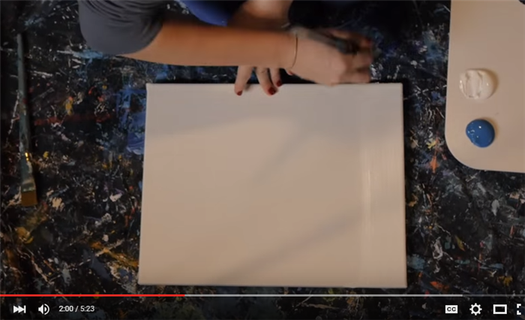 diy paint an ombre canvas painting