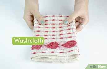 Step 4 Find a couple washcloths to wipe your brushes off on.
