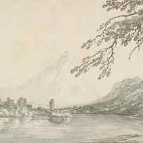 On the Aar between Unterseen and Lake of Brienz by Joseph Mallord William Turner