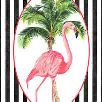 Flamingo Amore 7 by Debbie DeWitt