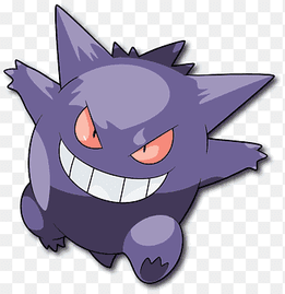 Pokémon Sun and Moon Pokémon FireRed and LeafGreen Gengar Haunter, purple, violet png thumbnail