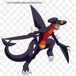 Dragon Pokémon Sun and Moon Garchomp Salamence, dragon, dragon, cartoon png thumbnail