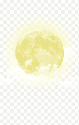sun illustration, Moon Yellow Sky, moon, texture, cloud png thumbnail