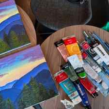 Natural Landscape Painting Class review by Revati Kulkarni - Melbourne