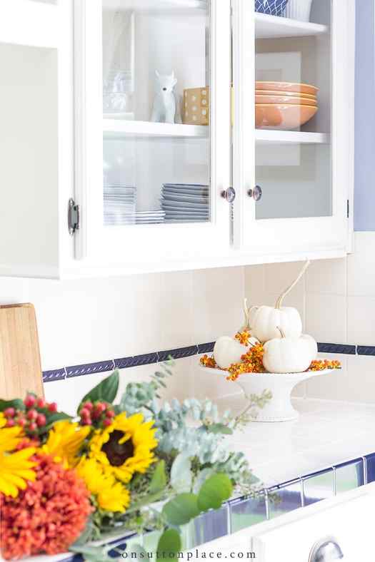 Fall Kitchen Decorating Ideas from On Sutton Place