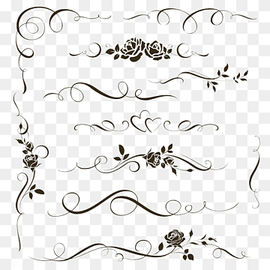 Ornament Decorative arts Calligraphy Illustration, Creative lines, frame, building, decorative png thumbnail