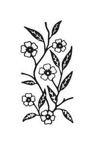 Wall Art - Drawing - Climbing Flowers by CSA Images