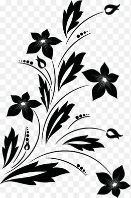 Zentangle Poinsettia In Black And White Sticker