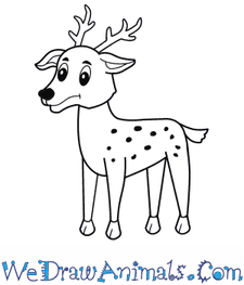 Sketch of reindeer Royalty Free Vector Image VectorStock