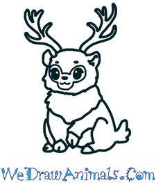 How to Draw a Cute Reindeer HelloArtsy