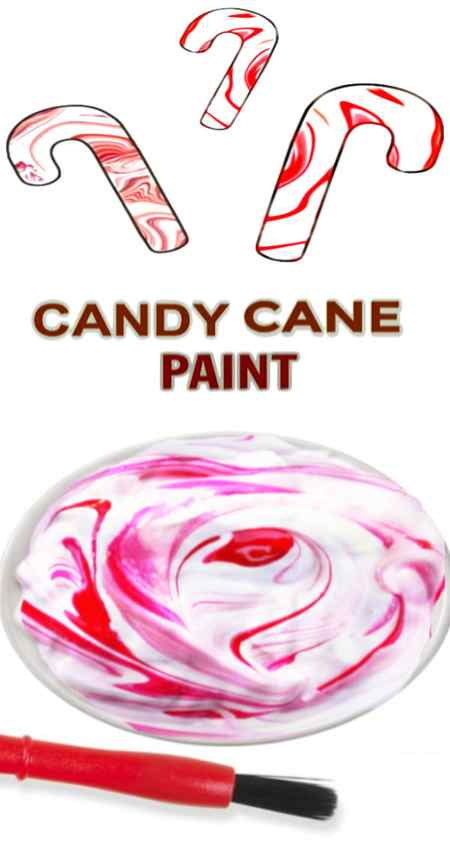 Make an array of arts and crafts using this easy to make candy cane paint. Kids will love that it smells just like Christmas! #candycane #candycanepaint #candycanecrafts #candycaneartprojectsforkids #christmascrafts #growingajeweledrose #activitiesforkids