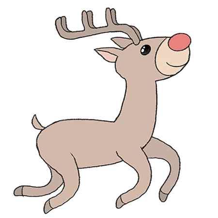 Flying Reindeer Drawing Reindeer Line Art 403x500 PNG Download PNGkit