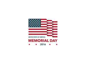 Thank you! america flag illustration memorial day united states usa