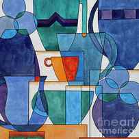 Cubist Coffee Blues by Pat Katz