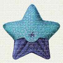 Starfish In Shades Of Blue A by Fab Funky