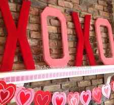 XOXO Sign and Banner craft for Valentine