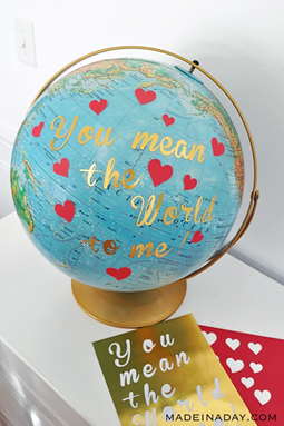 Valentine glob - valentines gift