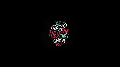 be good so that text on black background, quote, inspirational HD wallpaper