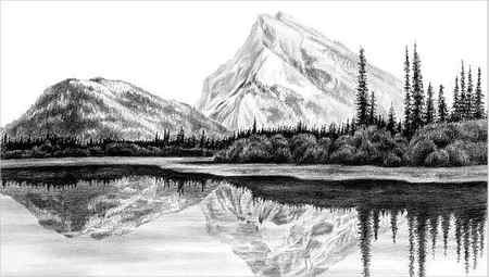 How to Draw Mountains A Realistic Mountain Drawing Tutorial
