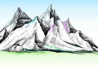 140 Drawing mountains ideas mountain drawing drawings landscape drawings