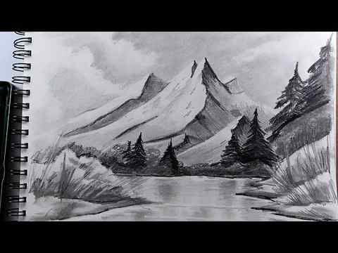 Mountain Drawing Learn How to Draw a Picturesque Mountain