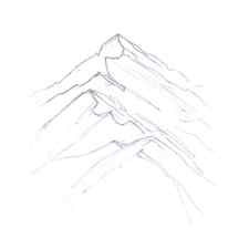 How to draw realistic mountains with pencil step by step and easy Drawing The Easy Way YouTube