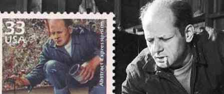 Pollock was represented on a number of US Postage Stamps over the last 50 years