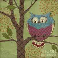 Fantasy Owls III by Paul Brent