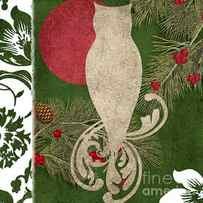 Forest Holiday Christmas Owl by Mindy Sommers