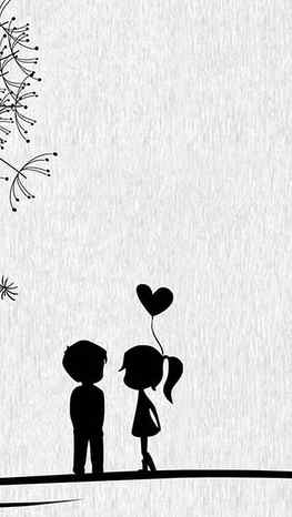 + black and white drawing that will help you improve your technique. Cute drawings of love, Romantic drawing, Love drawings, Cute Couple Drawing HD phone wallpaper
