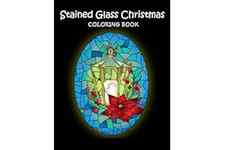 Stained Glass Christmas Coloring Book: Adult Coloring Book for Stress Relief, Relaxation and Fun