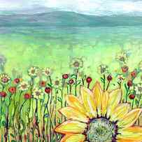 Sunflower Field by Jennifer Lommers