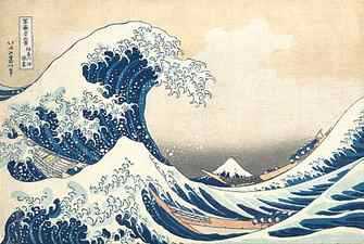 The Great Wave off Kanagawa, c.1830 (woodblock print)