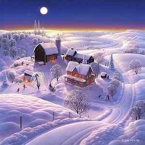 Wall Art - Painting - Winter on the Farm by Robin Moline