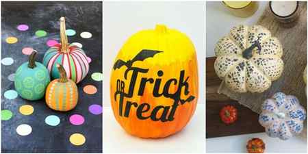40 Cute and Easy Pumpkin Painting Ideas 12
