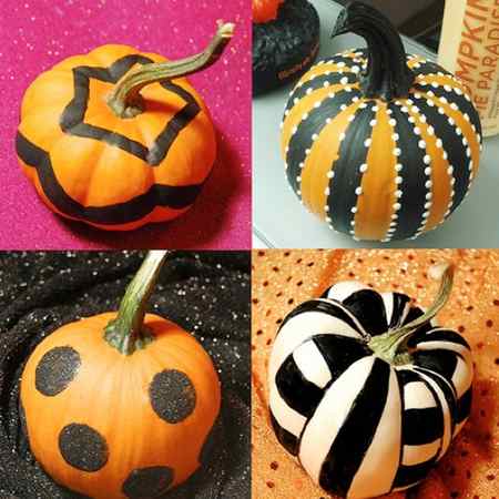 40 Cute and Easy Pumpkin Painting Ideas 11