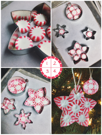 Peppermint Christmas Ornament Candies