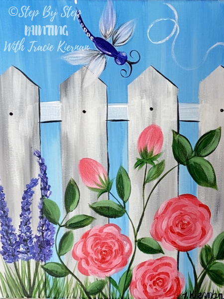 Garden Fence Painting 