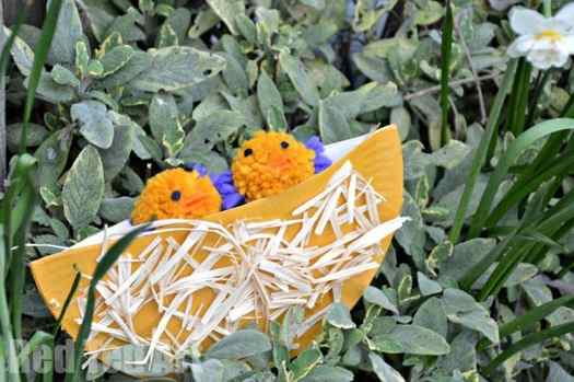 Paper Plate Nests - Preschooler Crafts - Spring Craft Ideas