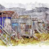 Hunstanton Beach Huts by John Edwards