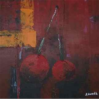 Painting Cherries by Lundh Jonas | Painting Acrylic