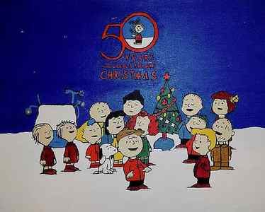 Wall Art - Painting - 50 Years A Charlie Brown Christmas Acrylic Painting by Serendipity Pastiche