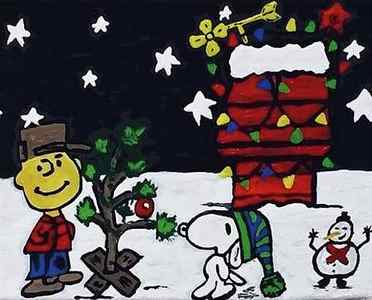 Wall Art - Painting - Christmas Card Canvas Art by Jonathon Hansen