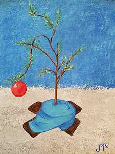 Wall Art - Painting - Charlie Brown Tree by Johnny McNabb
